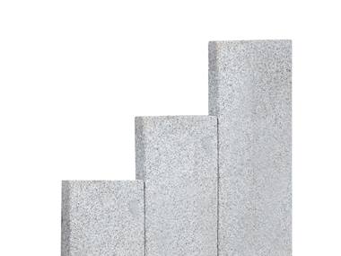 Granit Palisaden 8x25 cm Silver Classico stonenaturelle